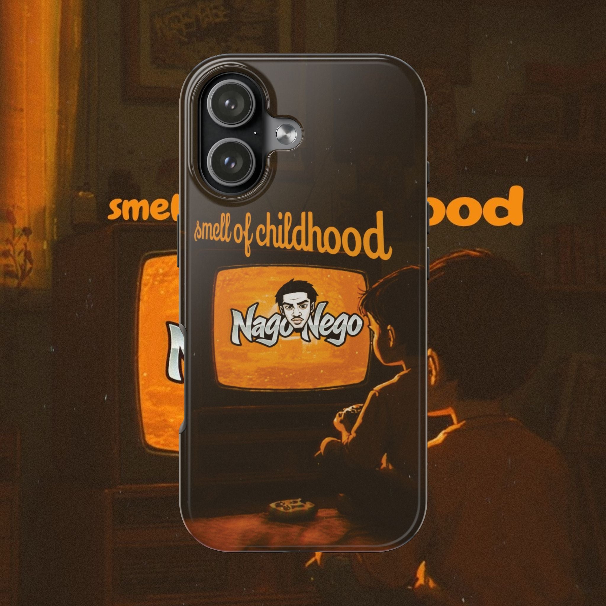 Nostalgic Tough Phone Case – Smell of Childhood | Durable Protection, Gift for Teens, Retro Style, Unique Phone Accessory