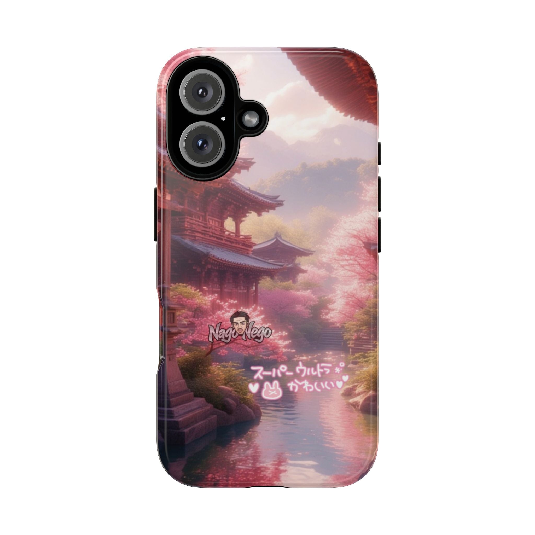 Japanese Pink Cherry Blossom Phone Case, Tough Phone Cover, Floral Cellphone Protector, Anime Style Accessory, Gift for Her, Spring Decor