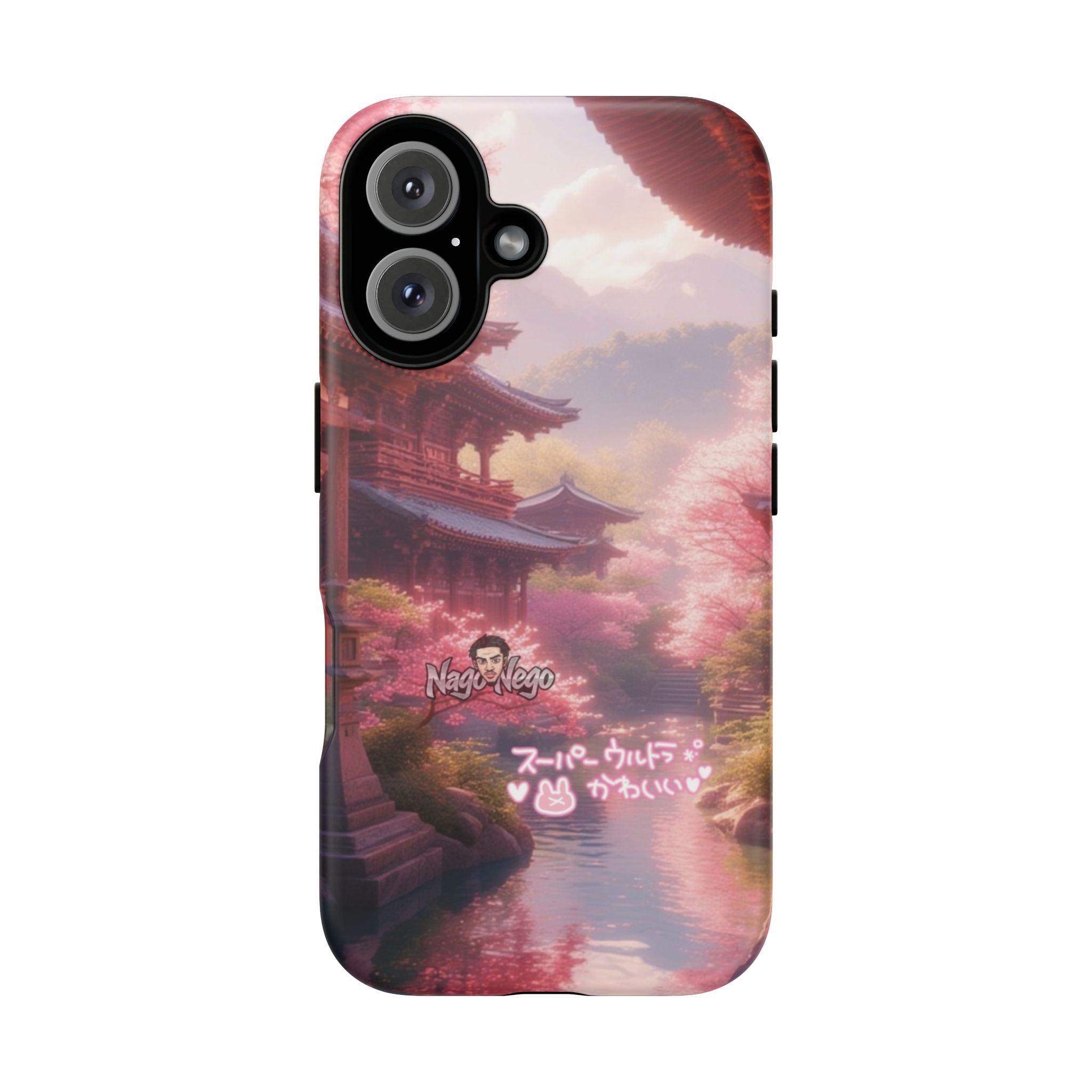 Japanese Pink Cherry Blossom Phone Case, Tough Phone Cover, Floral Cellphone Protector, Anime Style Accessory, Gift for Her, Spring Decor